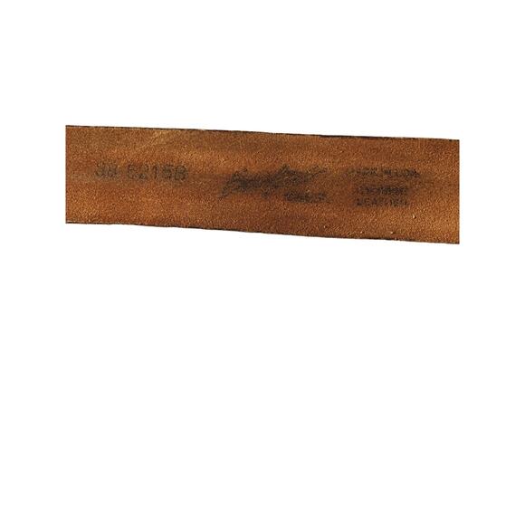 Fossil Brown Leather Belt Golden Buckle B47 - Picture 5 of 6